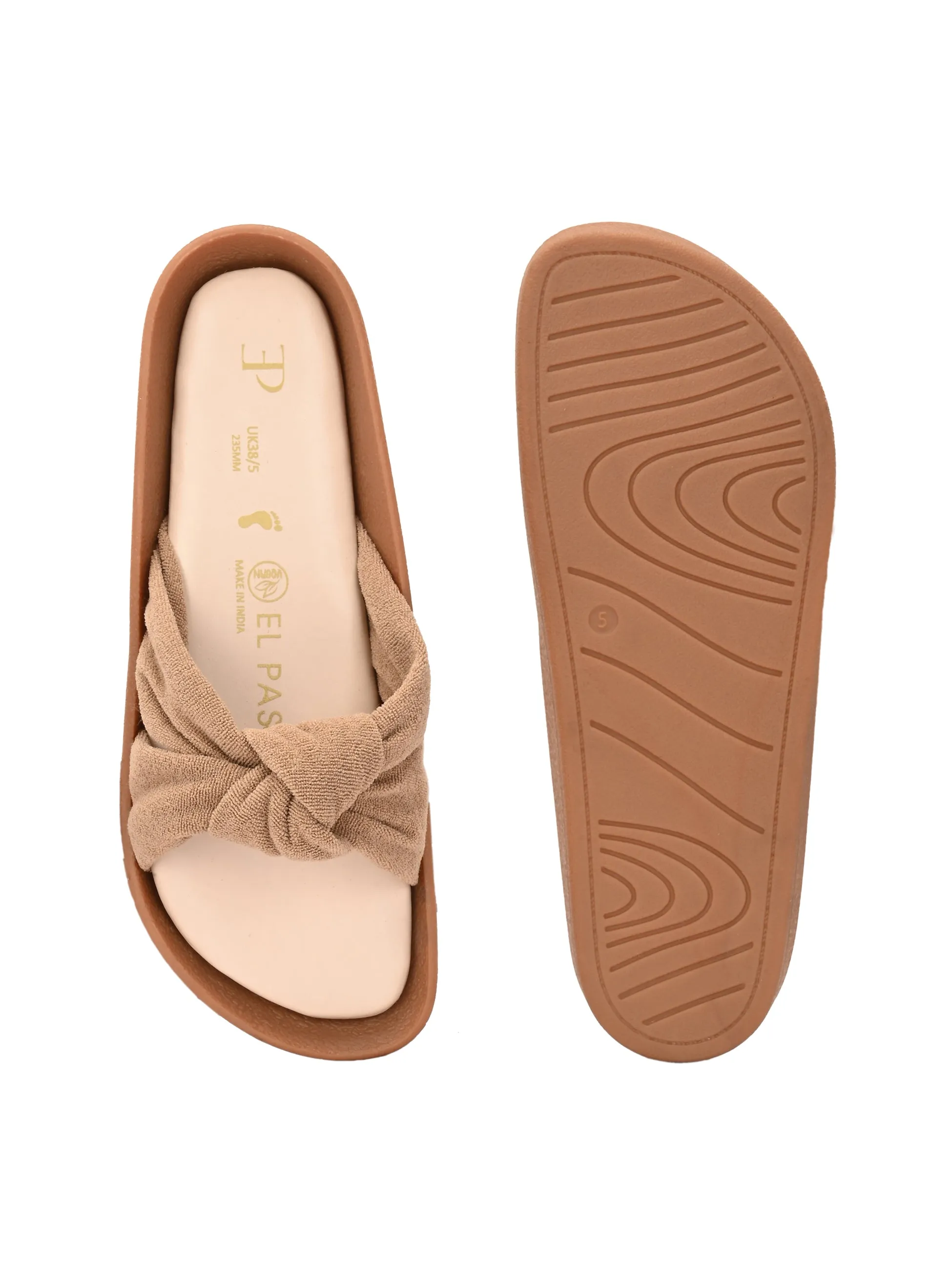 Women Bows Open Toe Flats