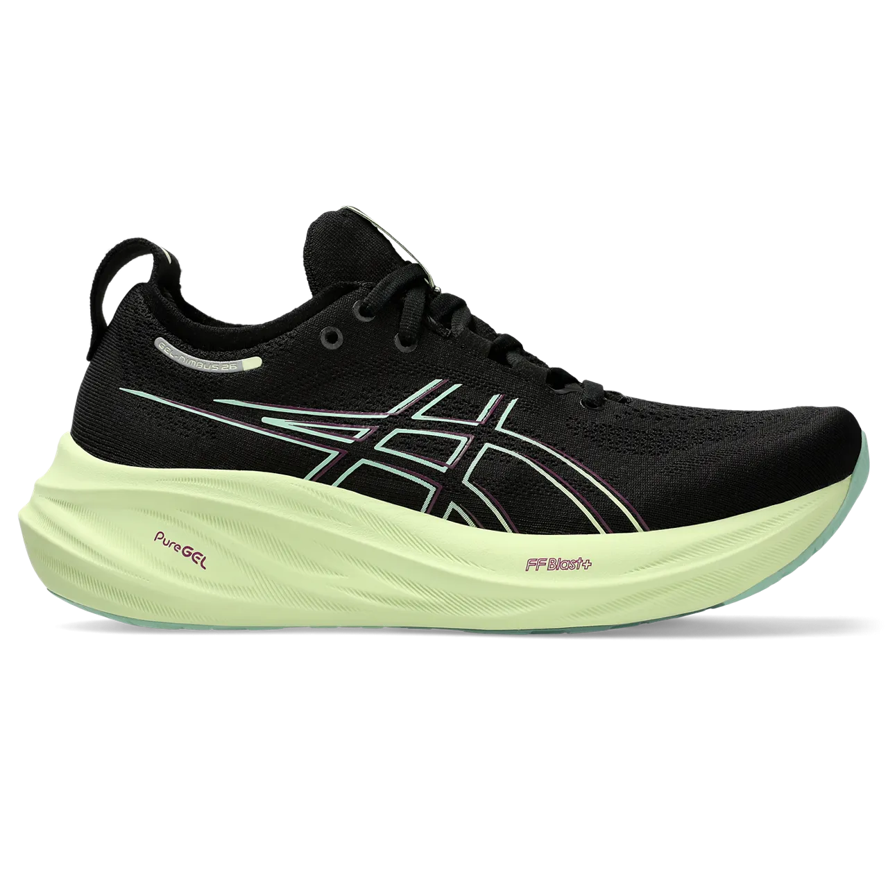 Women’s Gel-Nimbus 26 (005 - Black/Cool Matcha)
